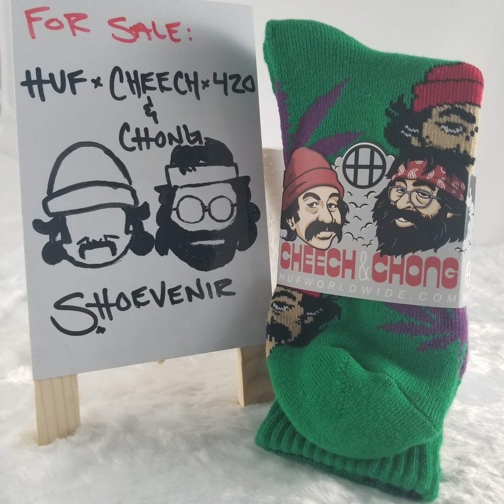 HUF × Cheech & Chong × 420 Plantlife Socks